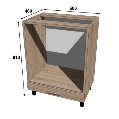 Нижний модуль для размещения духового шкафа НД 600 Эксклюзив